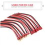 RUIZHI 5 Paires Deans Style T Plug Mâle Femelle Connecteur avec Fil de Silicone 14AWG T Plug Connector pour Câble de Batterie RC