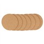 MUNGHOK Lot de 50 Dessous de Verre en Liège de 10 cm - 3 mm d'épaisseur - Dessous de Verre Liege Rond - pour Maison, Bureau, Bar