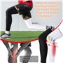 PIMXL 4 Pièces Genouillère de Compression Manchon, Longueur Manchon de Jambe de Cyclisme Sportif, Ensemble de Manchons de Compre