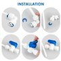 Kit de Raccordement D'eau pour Réfrigérateur de 15m, Tuyau D'alimentation en Eau Tube de Filtre Pièces et Accessoires, Matériau
