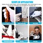 Lot de 72 gants blancs en coton : gants en coton blanc de soin, gants de protection en coton, confortables et respirants pour le