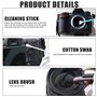 Lot de 27 kits de nettoyage pour appareil photo reflex numérique avec ventilateur fusée, pinceau de nettoyage, chiffon de nettoy