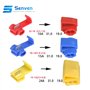Senven 60Pcs Terminal de connecteur de connecteur rapide de fil de verrouillage écossais, connecteur de fil, connecteur de branc