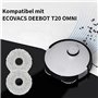 Lot de 6 lingettes de rechange pour ECOVACS DEEBOT T20 Omni - Pour Ecovacs Deebot T20 Omni - Chiffon de nettoyage compatible ave
