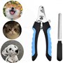 LauCentral Coupe Ongles Chien pour Coupe Griffes Chien Et Coupe Ongle Cha-Coupe Ongle pour Chien ou Chat avec Cran de Sécurité