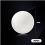 mizikuu Lot de 50 balles de tennis de table, blanches, en plastique, pour entraînement de ping-pong, balles de tennis de table,