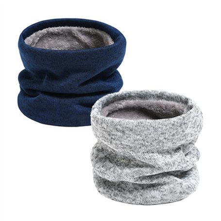 E-Soul Tuyau de cou d'hiver pour homme - Cache-cou pour homme - Écharpe en polaire - Masque de guêtres - Coupe-vent