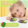 MUXIWOM Voiture Enfant 24 Pièces Petites Voitures Jouets en Métal avec Barrage Routier & Tapis de Jeu 6,8cm Mini Jouet Voiture B