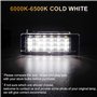 WinPower Ampoule d'éclairage de plaque d'immatriculation 18 SMD Blanc LED Sans erreur Arrière Lampe pour Laguna Espace Scenic Mo