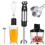 Zhufas Mixeur Plongeant Inox 5 in 1 Mélangeur à Main Multifonction 1000W