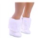 DUORUIMI Bottes de Poupée Chaussures Blanches Accessoire d'hiver pour Poupée American Girl 18 Pouces