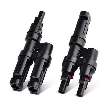 TRAMILY Lot de 2 connecteurs de branche en Y pour connexion parallèle entre panneaux solaires