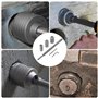 Sudnsadaks Scie Cloche Beton, Foret Beton Grande Longueur Rallonge, Jeu de Scie Cloche avec manche rond 330 mm est SDS Plus Poig