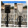 LOTHID Coque de protection murale pour la station de charge de nouveaux véhicules énergétiques, protection de charge étanche à l