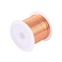 Fil de Cuivre Émaillé de 0,8mm 10m,Émaillé Fil Cuivre,Fil de Bobine D'aimant de Fil D'enroulement D'aimant pour Connecter ou Sou