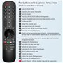 Magic Remote Télécommande de rechange pour LG-Smart-TV AN-MR21GA MR22GA MR23GA avec fonction voix et pointeur