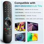 Magic Remote Télécommande de rechange pour LG-Smart-TV AN-MR21GA MR22GA MR23GA avec fonction voix et pointeur