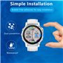 4 Pièces Verre Trempé Compatible Garmin Fenix 6S / Fenix 6S Pro/Forerunner 745,2.5D Bord, 9H Dureté, HD, Anti-Rayures, sans Bull