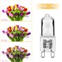 Lamkrtlp 10pcs Ampoule G9 40W 230V 2800K Dimmable Warm White G9 ampoule halogène Convient pour les ampoule four, les lampes de p