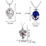 HJYZY Daywalking Katherine Sapphire Vampire Jewelry Elena Gilbert Lot de 33 colliers amulette en argent antique avec autocollant