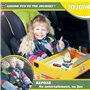 Jojoin Plateau Voiture, Plateau de Voyage Enfants pour Siège Voiture et Poussette Voyage Aérien avec Sac de Rangement + 5 Papier