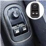 ZEALfix Interrupteur Commande Leve Vitre, Bouton électrique pour Fenêtre 6554.WA pour Peu-geot 206306