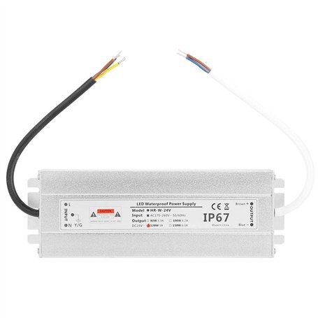 IP67 étanche Transformateur 24V 120W 5A LED Driver Alimentation Guide Optique Alimentation Commutation Étanche LED Pilote Transf