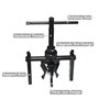 CNWOOAIVE Extracteur de Palier Intérieur 3 Mâchoires pour Moto Automobile Voiture SUV