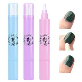 Stylos Correcteurs de Vernis à Ongles (x3) avec 9 Pointes de Rechange Outil de Manucure pour Effacer les Bavures de Vernis Stylos Correcteurs de Vernis à Ongles (x3) avec 9 Pointes de Rechange Outil de Manucure pour Effacer les Bavures de Vernis