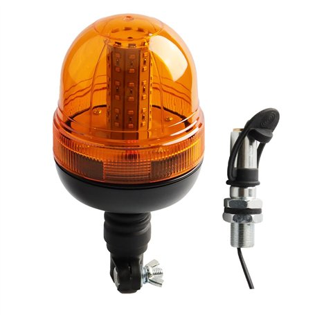Hooma 60 LED Gyrophare Led Tracteur Agricole 12V 24V Orange 3 Modes de Flash Etanche Gyrophare Led Couleur Ambre Pour Tracteurs