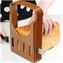 OFKPO Trancheuse à Pain Pliable, Trancheuse pour Pain, Gâteau et Toast, Outils de Cuisson et Cuisine Portable