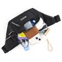 Sac Banane Sacoche Bandoulière Femme Homme Sac de Ceinture Multifonctionnel pour Loisir,Étanche Unisexe Petite Sacoche Banane de