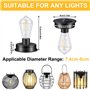 Diealles Shine Lot de 2 Lampe Solaire de Rechange
