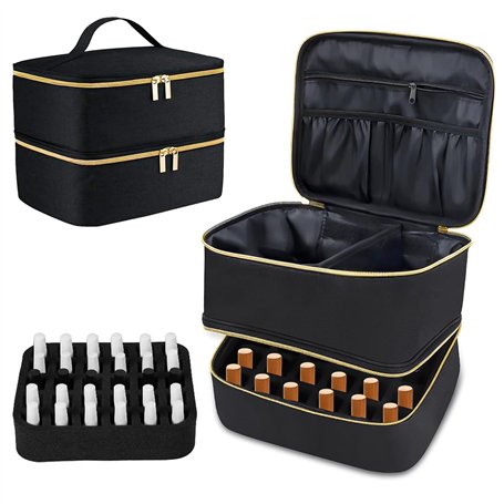 JGCJGG Rangement Vernis à Ongles Noir