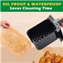 PALUDO 120 Pièces Papier Cuisson Air Fryer Rectangulair, 22x14 cm Papier Sulfurisé pour Air Fryer Compatible avec Ninja AF300EU 