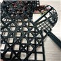 duozoanz Grille Protection Pot Fleurs Cache - Découpables Protecteur Aavec Piquets pour L'Intérieur et L'Extérieur Protéger Les