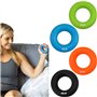 CAREDGO 4 PCS Exerciseur de Doigts en Silicone Musculation Main Hand Grip 30/40/50/60LB Entraîneur de Force de Préhension Muscul