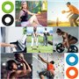 CAREDGO 4 PCS Exerciseur de Doigts en Silicone Musculation Main Hand Grip 30/40/50/60LB Entraîneur de Force de Préhension Muscul