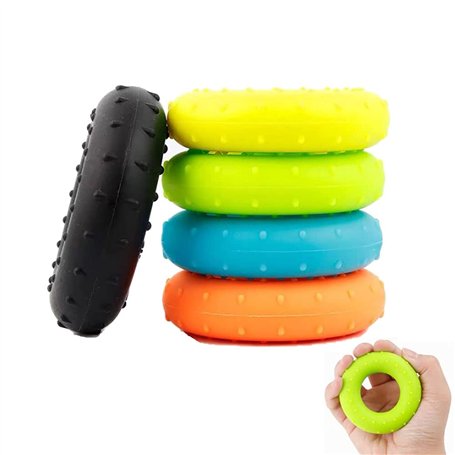 5 Pièces Silicone Exerciseur de Doigts