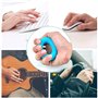 5 Pièces Silicone Exerciseur de Doigts, Entraîneur de Force de Préhension, l'anneau de l'avant Bras, Grip Anneaux Ronds, Anneau