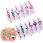 Tacobear 12 PCS Bracelet Fille Bracelet Amitié pour Enfant Licorne Bijoux Enfants Fille Ajustable Bracelet Cordon Tressé pour Ca