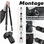 Sunya Sangle pour Appareil Photo équipée d'une boucle de libération rapide. Sangle en Corde Nylon Compatible avec Appareils Phot