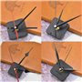 7 Ensembles Quartz Mouvements Mécanisme Pièces, Mécanisme d'horloge Murale Silencieuse avec Les Aiguilles Alimentées par Piles,