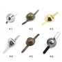 50pcs Rivets Goujon Clou, Rivets pour Cuir Sac à Main, Rivets Goujon Cône Pieds pour Décoration et Réparation d'Artisanat de Cui