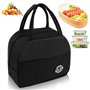 Sac Isotherme Repas，Petit Panier Repas Étanche Mini Sac à Lunch Isolé Pliable，Sac Lunch Box Étanches