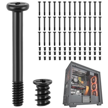 QWORK® 80 Pièces vis de boîtier d'ordinateur
