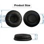 Coussinets d'oreille pour Casque Plantronics 50mm Oreillette de Remplacement Compatible avec Plantronics HW251N HW520 Blackwire