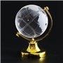Mini globe terrestre rond ornement carte du monde (diamètre de la boule 8