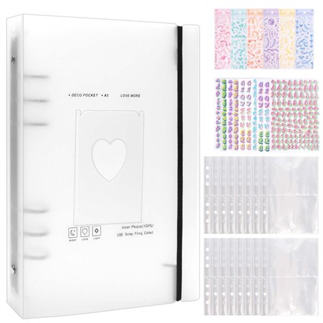 Classeur à Anneaux A5 Album Photo pour Cartes Photo Kpop