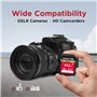 GIGASTONE 512Go Carte SD Camera Plus, Carte mémoire SDXC V30 Haute Vitesse vidéo UHD Compatible avec Appareil Photo numérique Ca